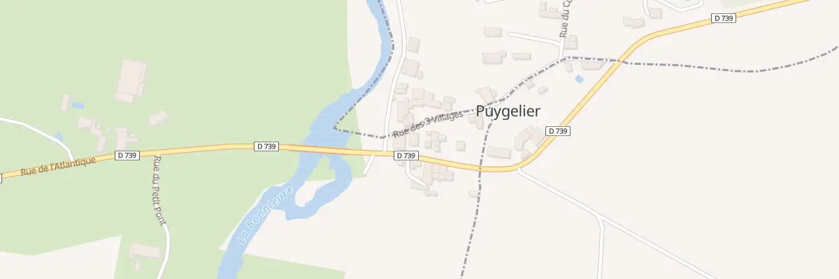 Plan du 12 Rue de l’Atlantique à Puyréaux