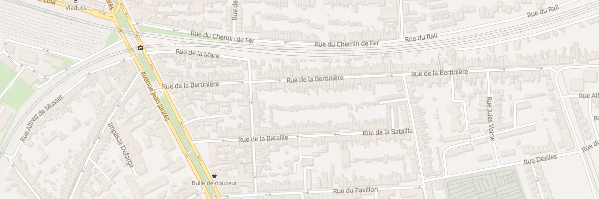 Plan du 56B Rue de la Bertinière au Mans