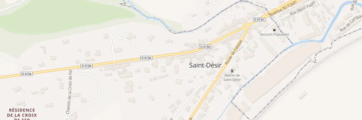 Plan du 45 Rte de Caen à Saint-Désir