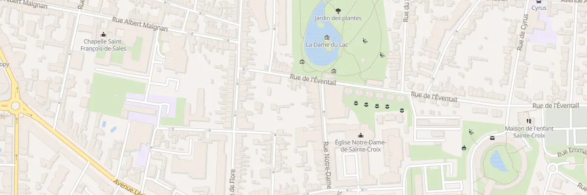 Plan du 14 Rue de l’Eventail au Mans