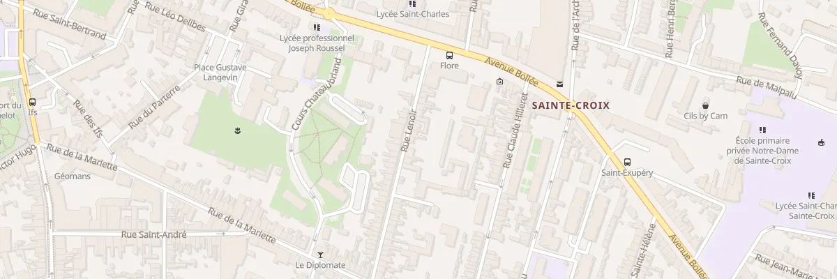 Plan du 21 Rue Lenoir au Mans
