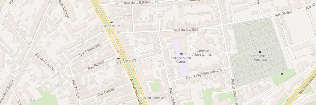 Plan du 16 Rue Beaufils au Mans