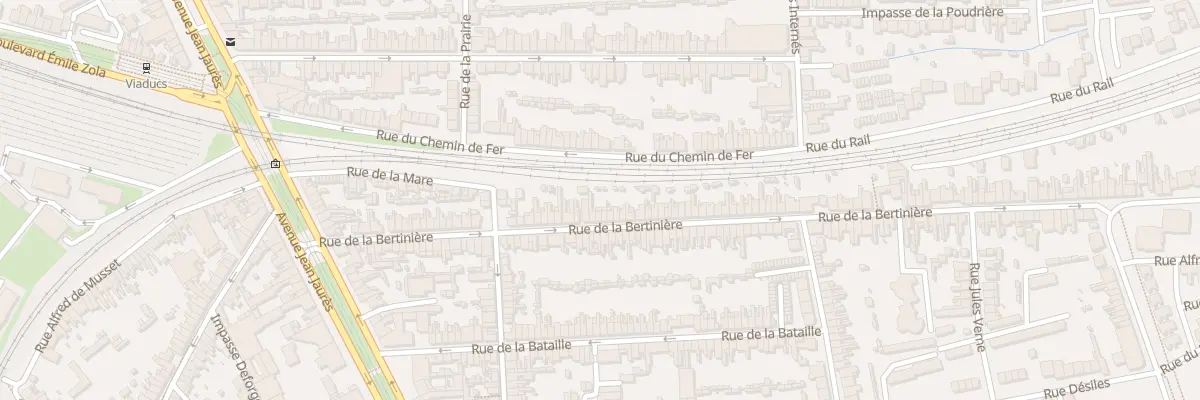 Plan du 55 Rue de la Bertinière au Mans