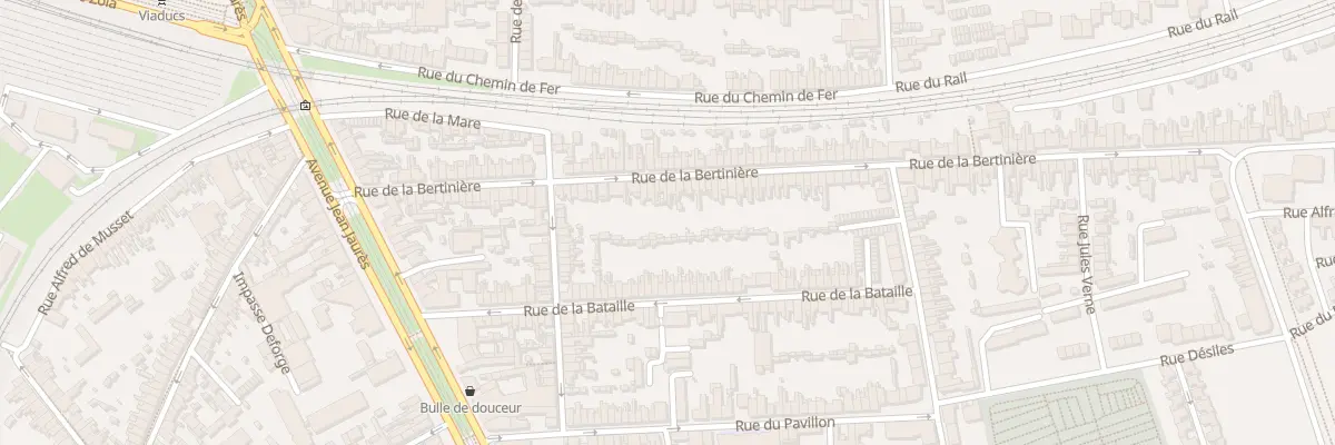 Plan du 58 Rue de la Bertiniere au Mans