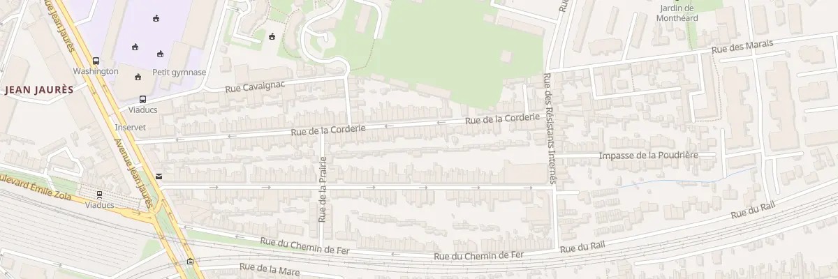 Plan du 92 Rue de la Corderie au Mans