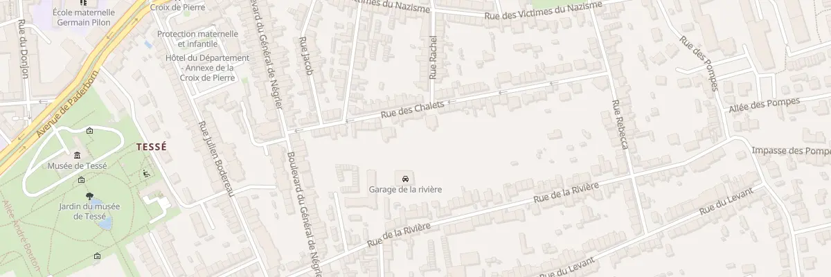 Plan du 22 Rue des Chalets au Mans