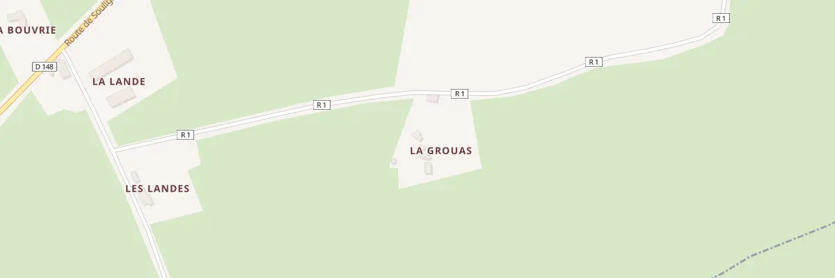 Plan du 1 La Grouas à La Guierche