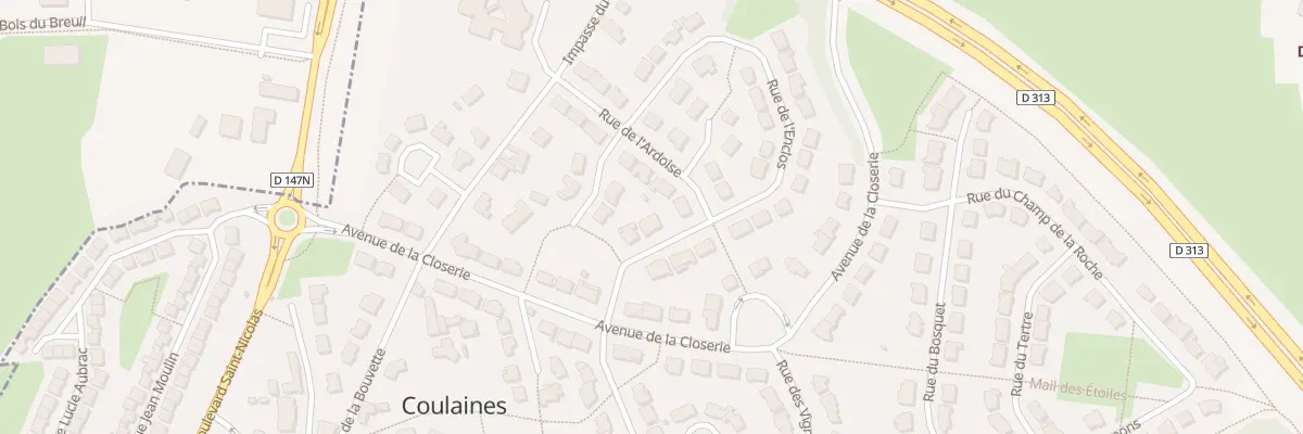 Plan du 3 Rue de l’Enclos à Coulaines