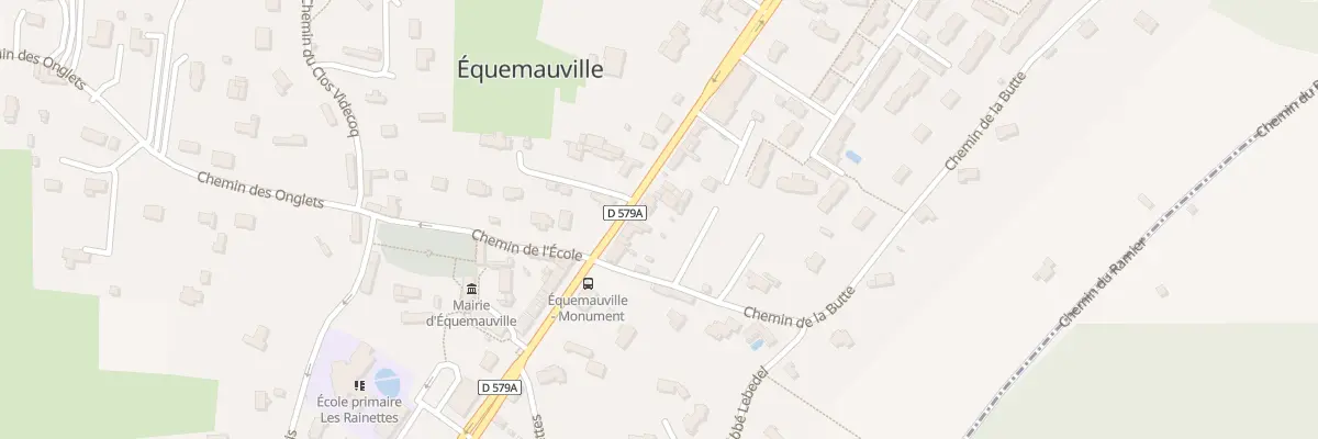 Plan du 5060 Le Bourg à Équemauville