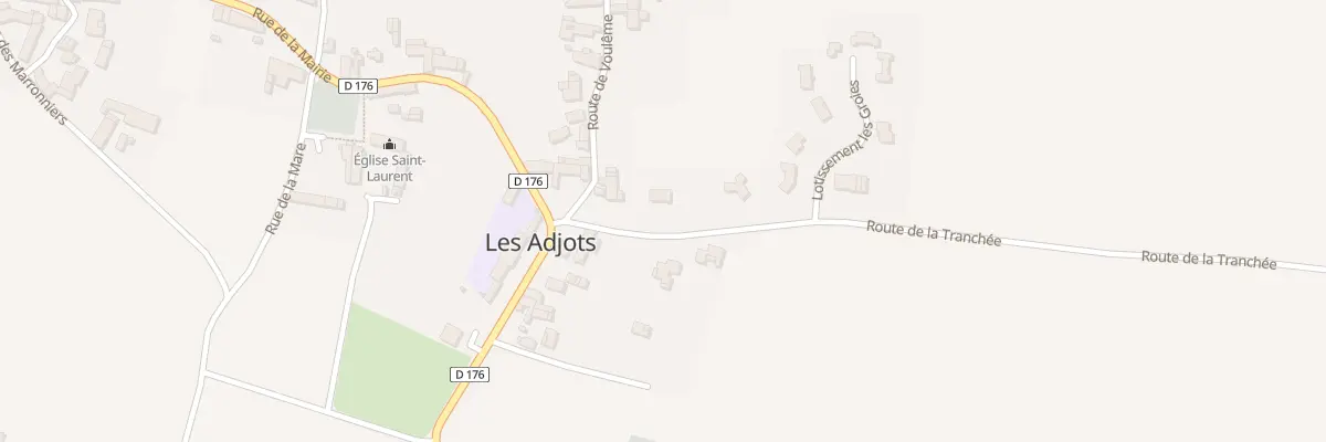 Plan du 1 Rte de la Tranchee aux Adjots