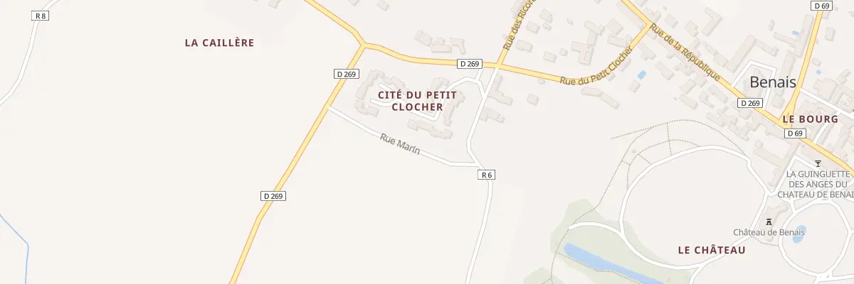 Plan du 5 Cite du Petit Clocher à Benais