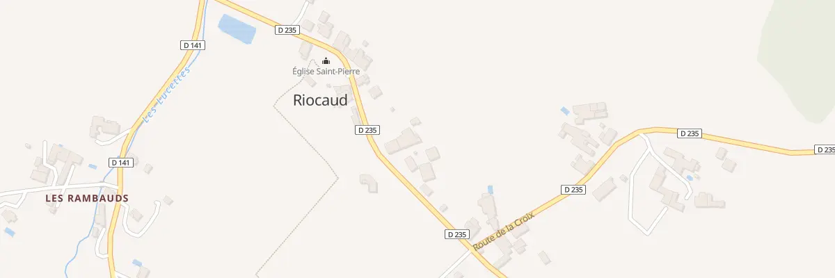 Plan du 26 La Croix à Riocaud