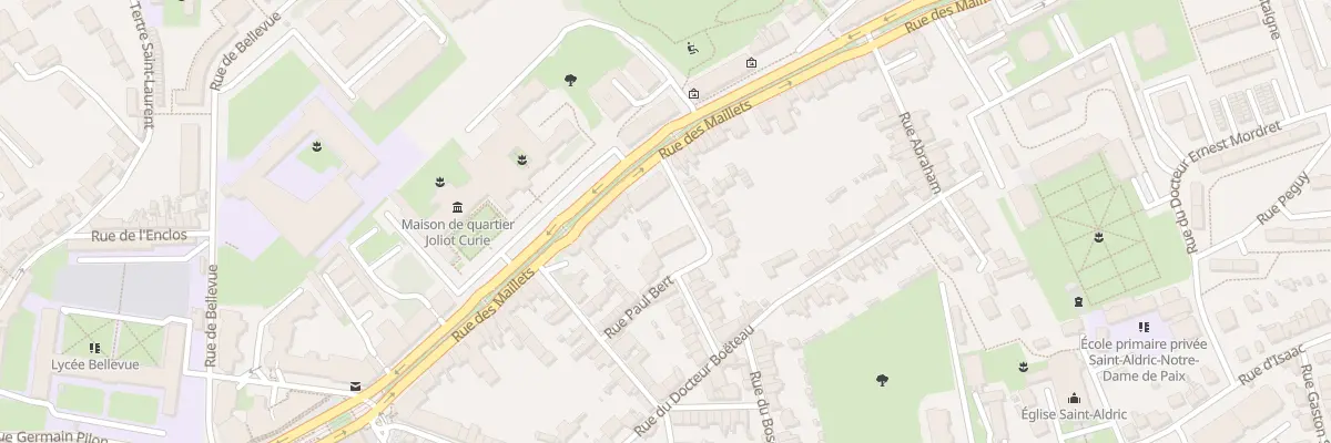 Plan du 76 Rue des Maillets au Mans