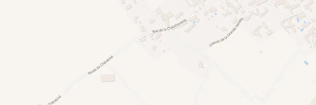 Plan du 21 Rue de la Chaumonerie à Yversay