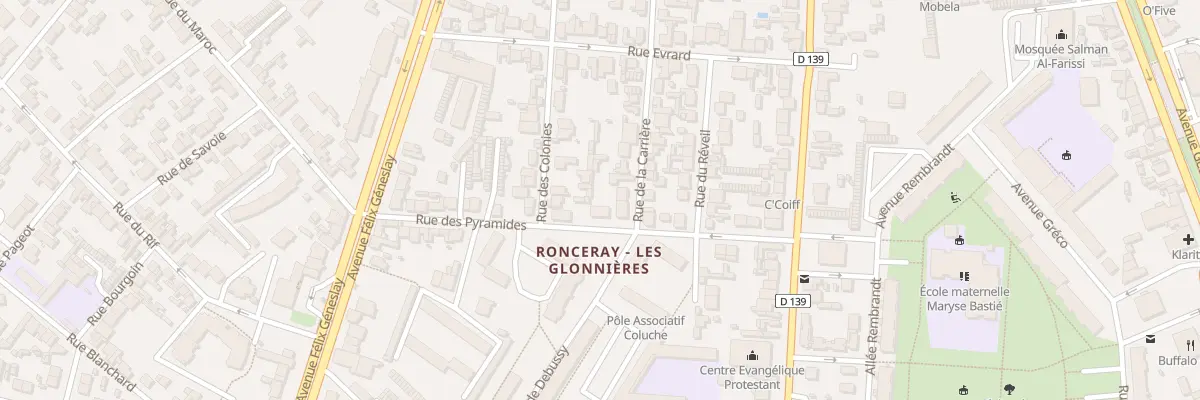 Plan du 25 Rue des Pyramides au Mans