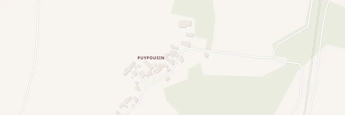 Plan du 23 Puypousin à Val-de-Comporté