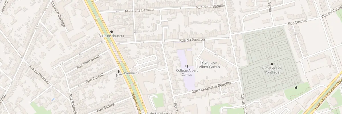 Plan du 17 Rue Beaufils au Mans