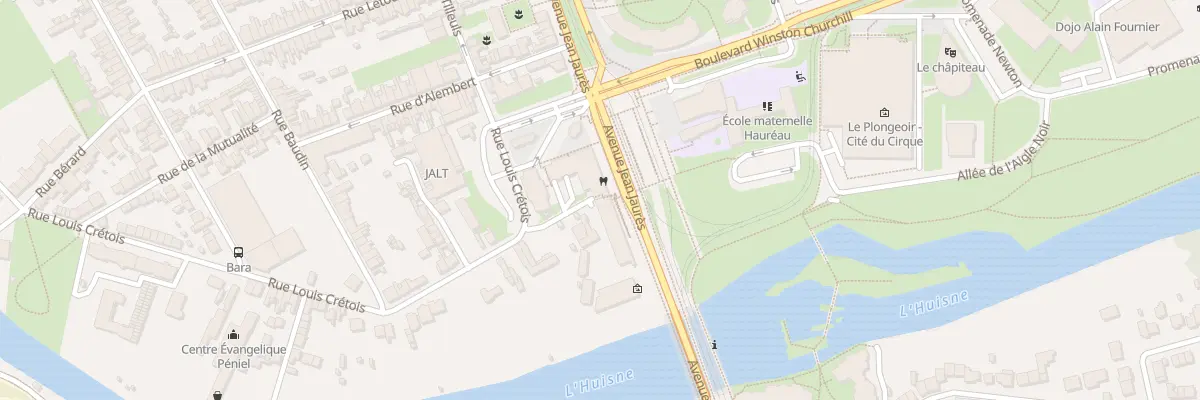 Plan du 220 Av Jean Jaurès au Mans