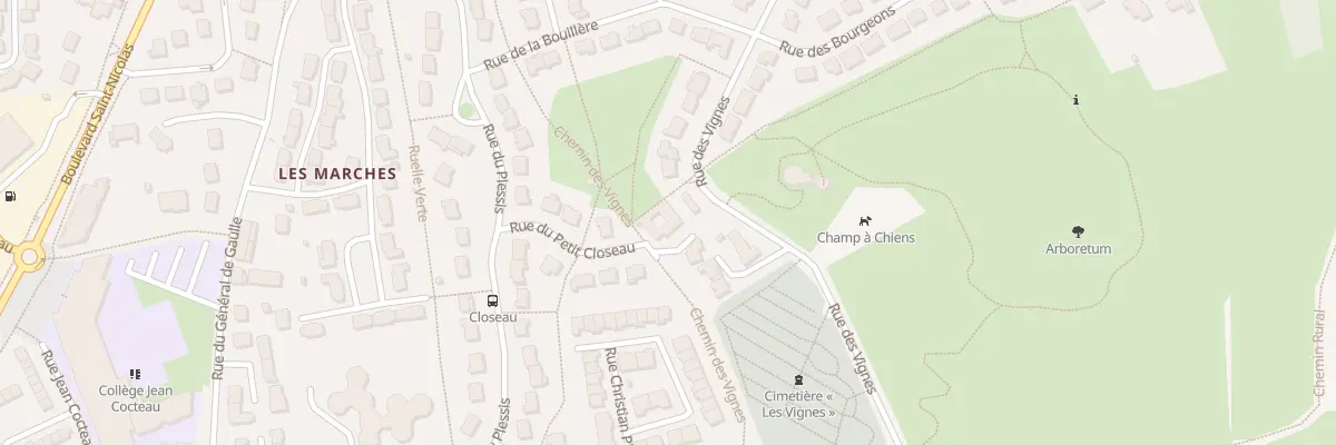 Plan du 9 Rue du Petit Closeau à Coulaines