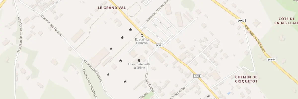 Plan du 40 Rue Guy de Maupassant à Étretat