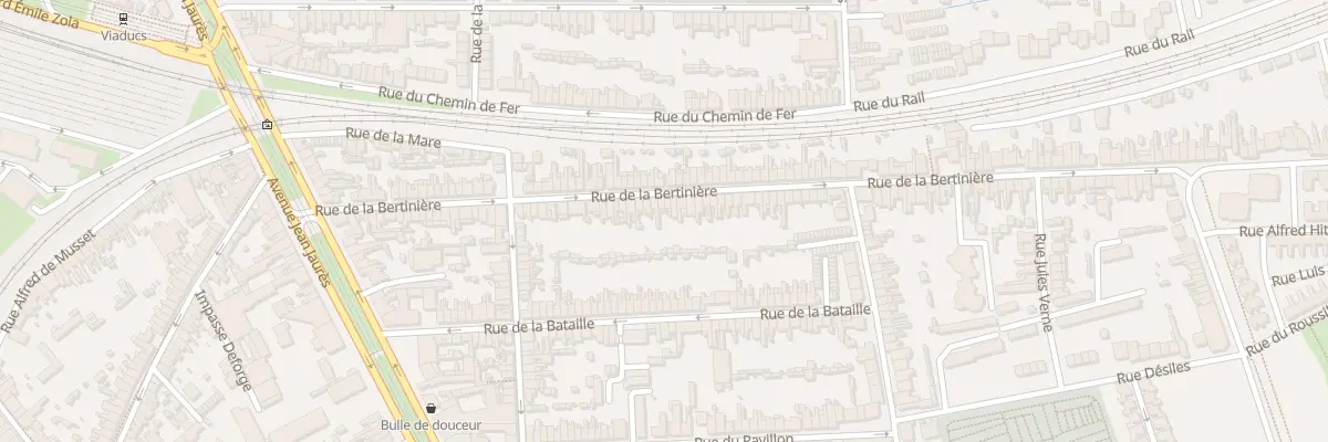Plan du 68 Rue de la Bertinière au Mans