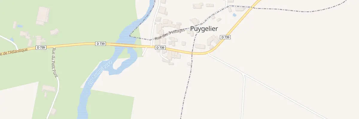 Plan du 1 Rue de l’Atlantique à Puyréaux