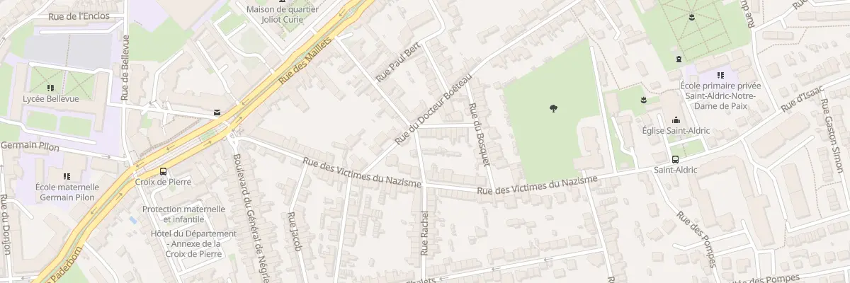 Plan du 2 Rue Suzanne au Mans