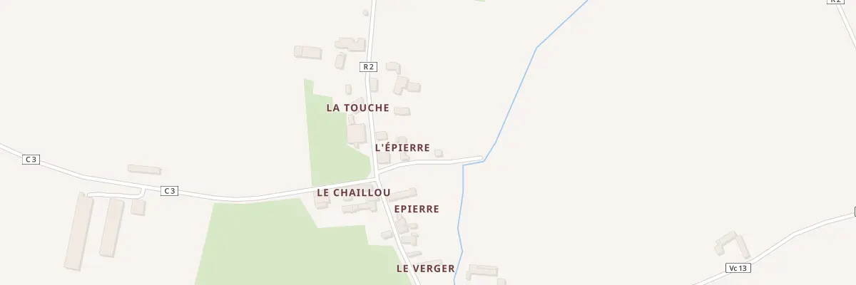 Plan du 5245 Epierre à René