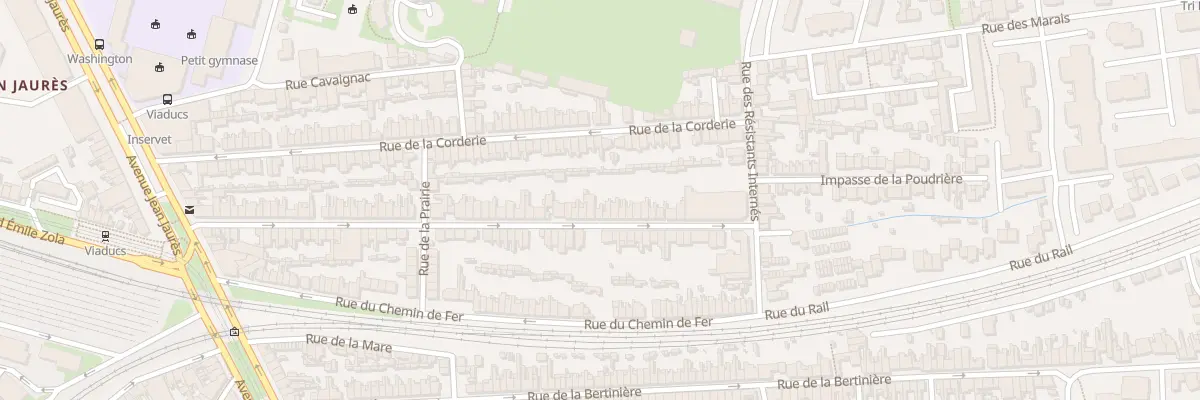 Plan du 89 Rue Guillemare au Mans