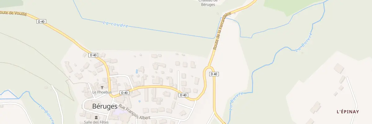 Plan du 3 Imp de la Coudre à Béruges