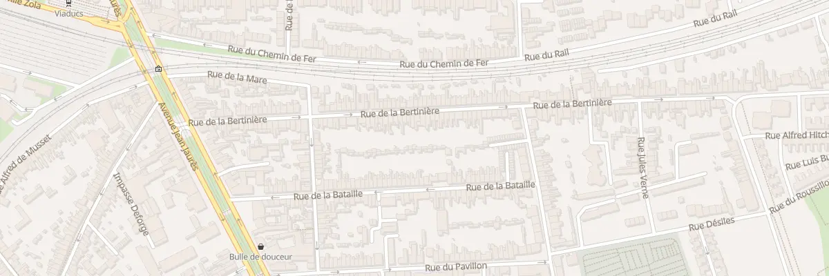 Plan du 72 Rue de la Bertiniere au Mans