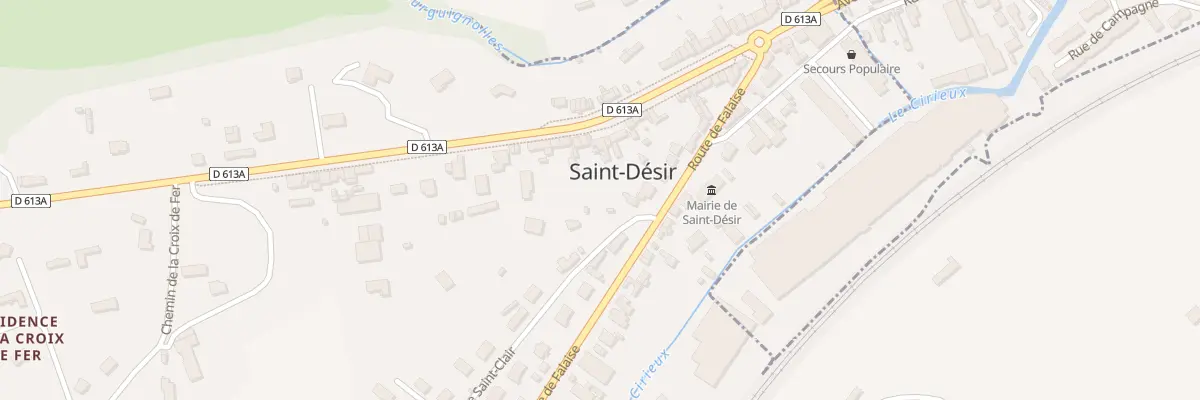 Plan du 22 Rte de Falaise à Saint-Désir