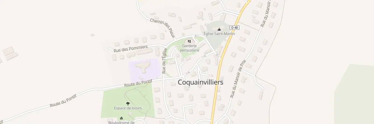 Plan du 3A Rue du Pontif à Coquainvilliers