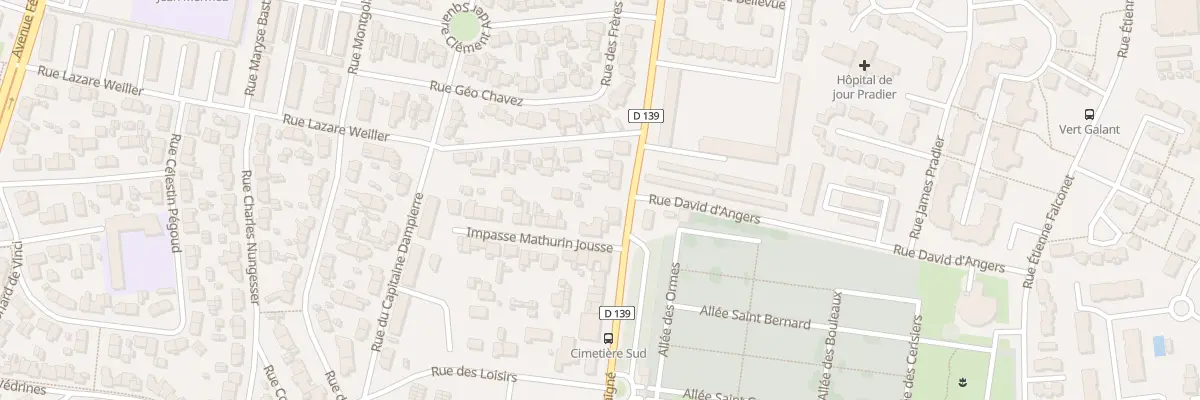Plan du 290 Rue de Laigne au Mans