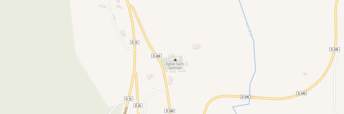 Plan du 14A Le Bourg à Guerquesalles
