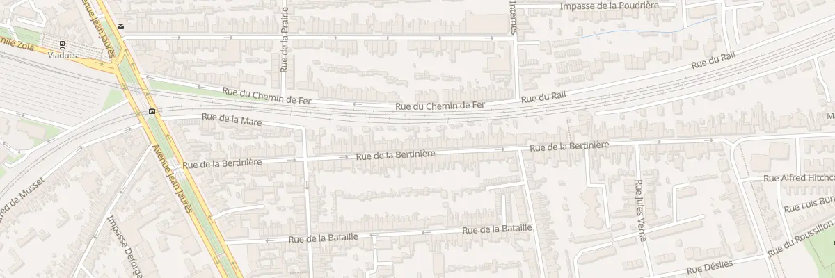 Plan du 71 Rue de la Bertinière au Mans