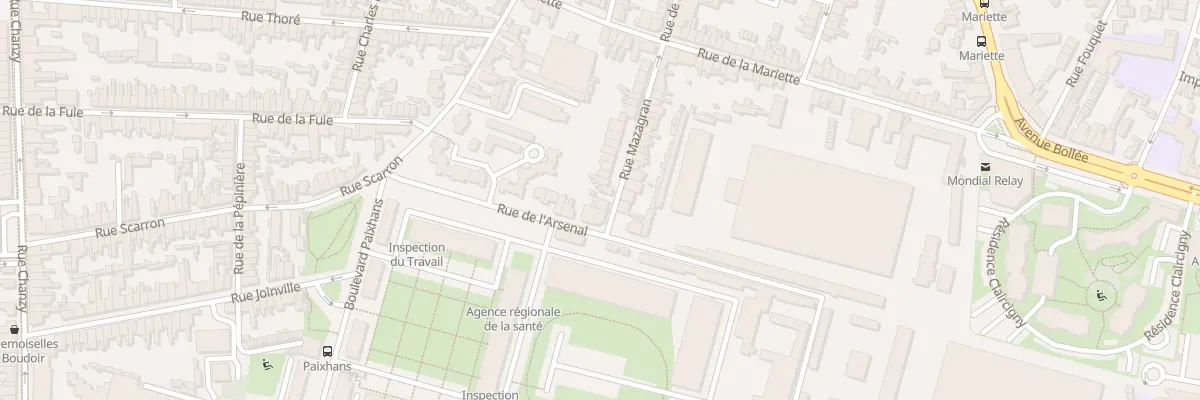 Plan du 30 Rue Mazagran au Mans
