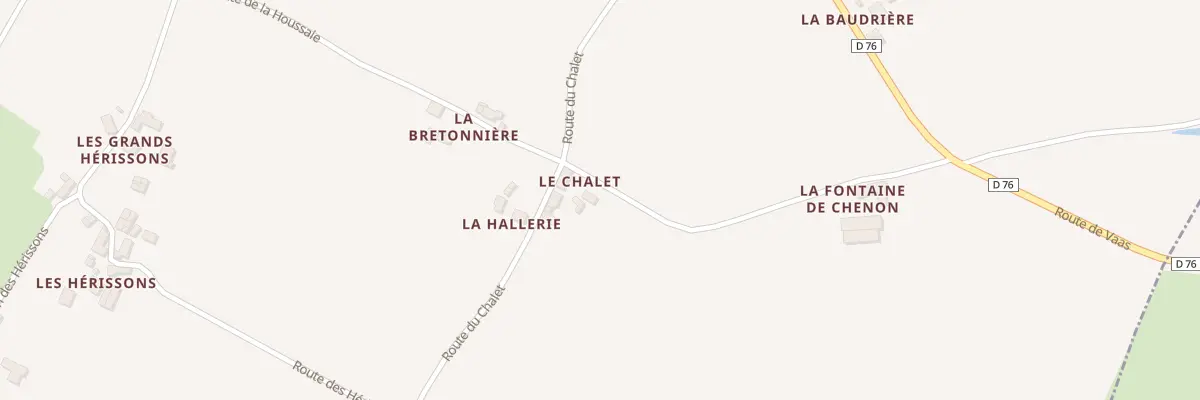 Plan du 40 Rte de Chenon à Coulongé