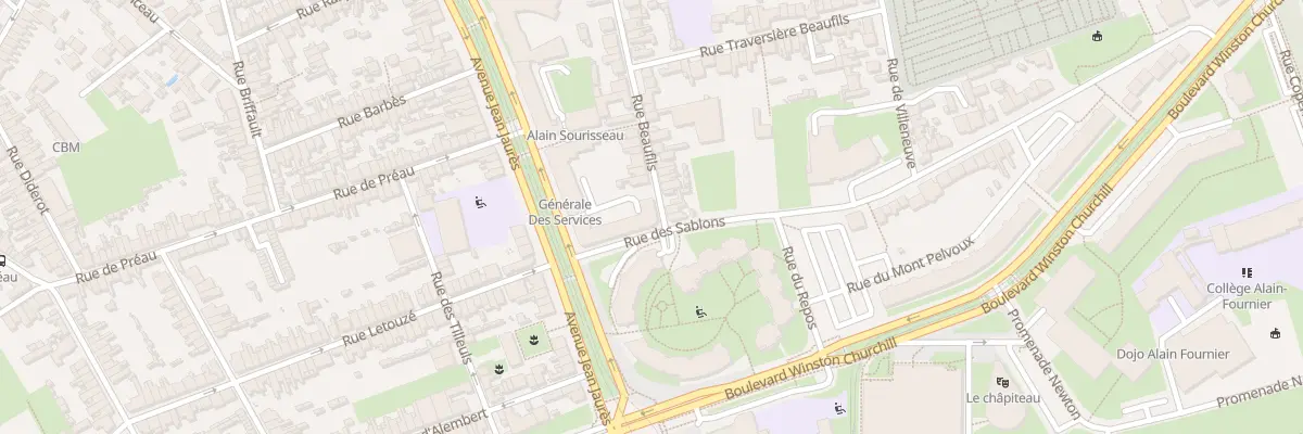 Plan du 15 Rue des Sablons au Mans