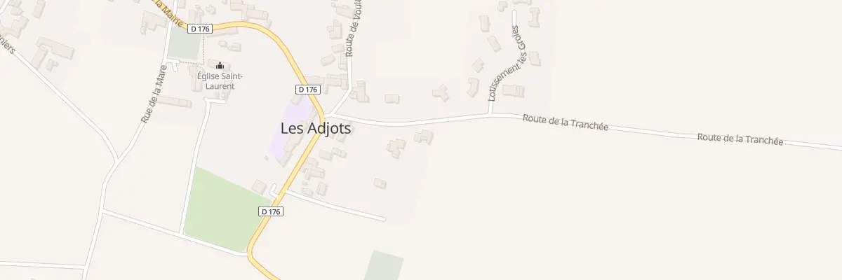 Plan du 6 Rte de la Tranchee aux Adjots