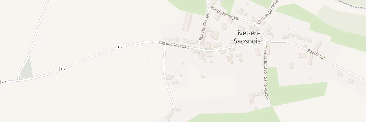 Plan du 15 Rue des Sainfoins à Livet-en-Saosnois