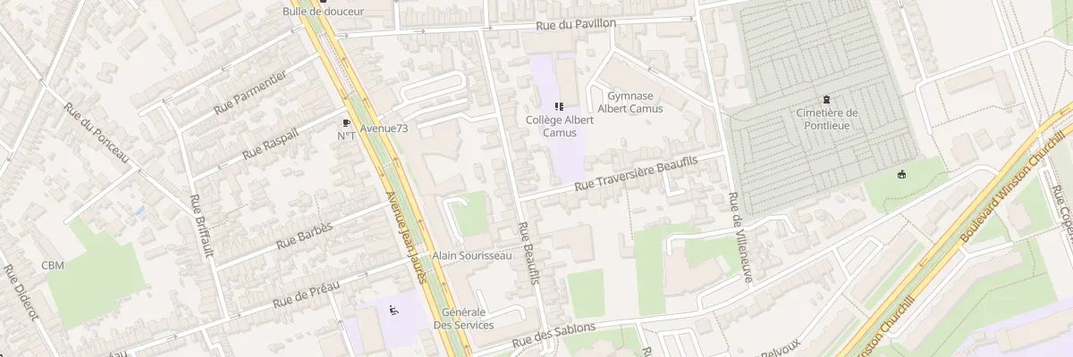 Plan du 37B Rue Beaufils au Mans