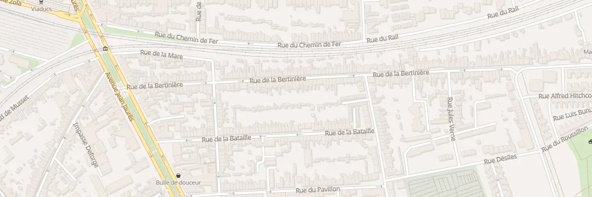 Plan du 76 Rue de la Bertinière au Mans