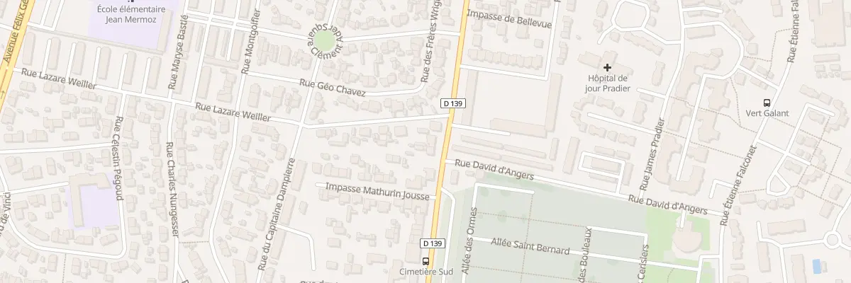Plan du 286 Rue de Laigné au Mans