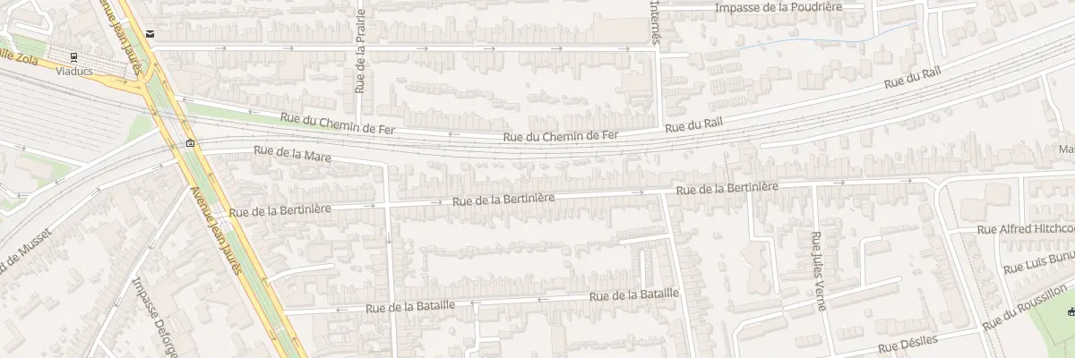 Plan du 73 Rue de la Bertinière au Mans