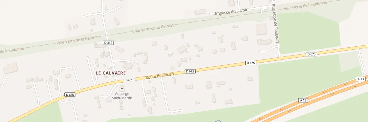 Plan du 925 Rte de Rouen à Surville