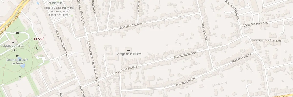 Plan du 63 Rue de la Rivière au Mans