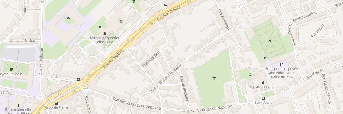 Plan du 21 Rue Emile Duployé au Mans