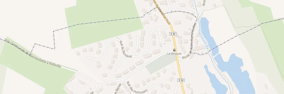 Plan du 12 Rue du Bosquet à Rolleville