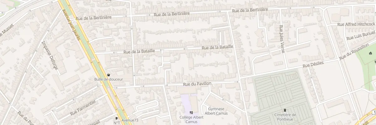 Plan du 52 Rue de la Bataille au Mans